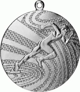 Medal srebrny 40mm BIEGI MMC1740