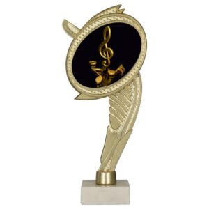 Figurka plastikowa złota - Muzyka H-20,5cm WING-WM/MUS