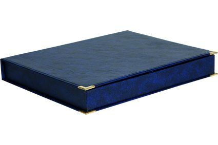 Etui do dyplomu poziome granatowe