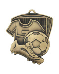 Medal metalowy złoty PIŁKA NOŻNA M03/Z