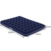 Materac welurowy dwuosobowy 203x152x22cm BESTWAY granatowy