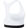 Stanik sportowy damski Nike Swoosh Band Bra Non Pad biały treningowy