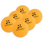 piłeczki do tenisa stołowego do gry rekreacyjnej pomarańczowe (6 szt.) Spokey SKILLED 2* orange