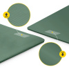 Mata fitness, do ćwiczeń, jogi NBR 1,5cm zielona