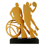 Statuetka metalowa złota KOSZYKÓWKA TM-002-BAS