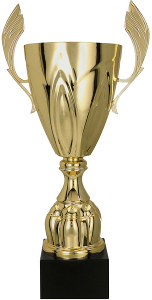 Puchar metalowy złoty z przykrywką - EDO H-44cm, R-140mm 4126D