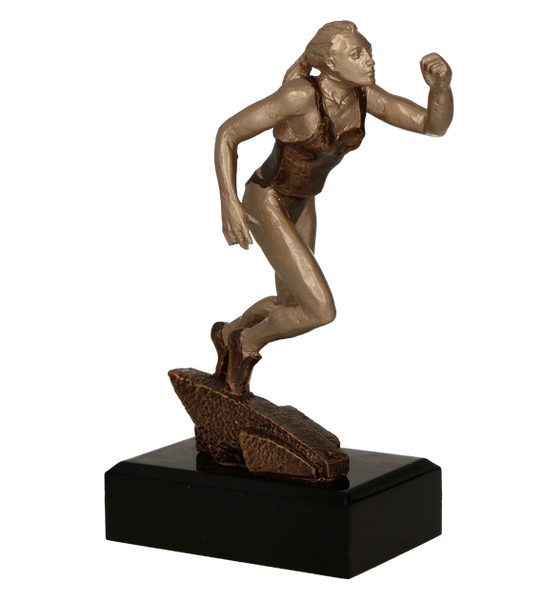 Statuetka odlewana, biegi 19,5 cm