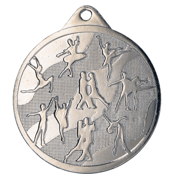 Medal srebrny stalowy Taniec średnica 50 mm