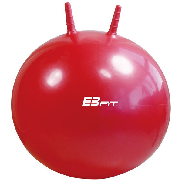 Piłka skacząca z uszami EB FIT 45cm czerwona