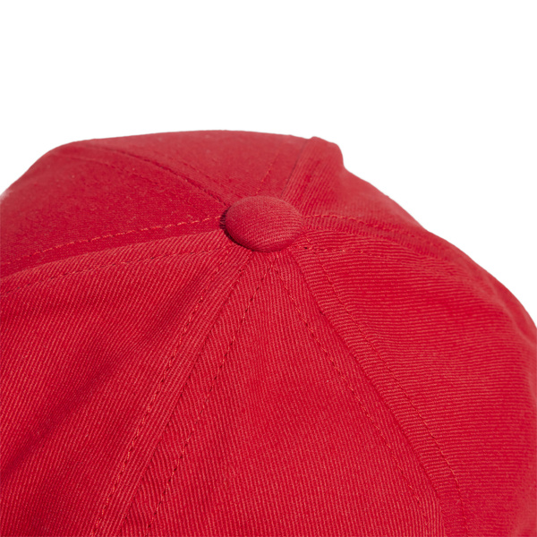 Czapka z daszkiem adidas czerwona IY5421