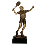 Statuetka odlewana brązowa TENIS ZIEMNY RFST3053/BR