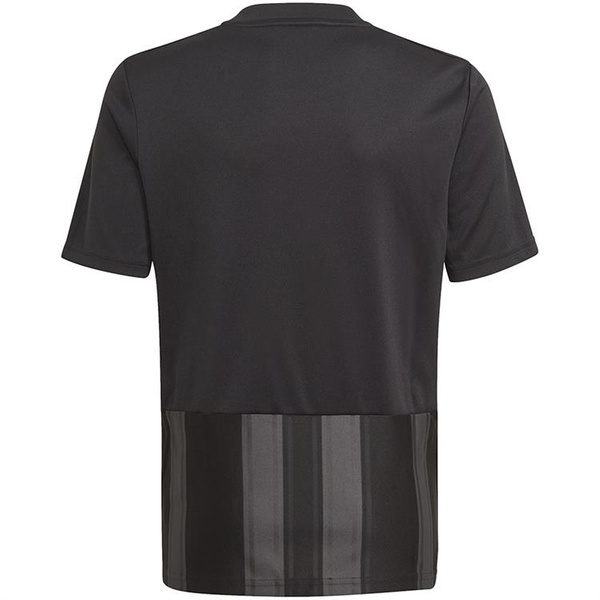 Koszulka dla dzieci adidas Striped 21 Jersey czarno-szara GN7634