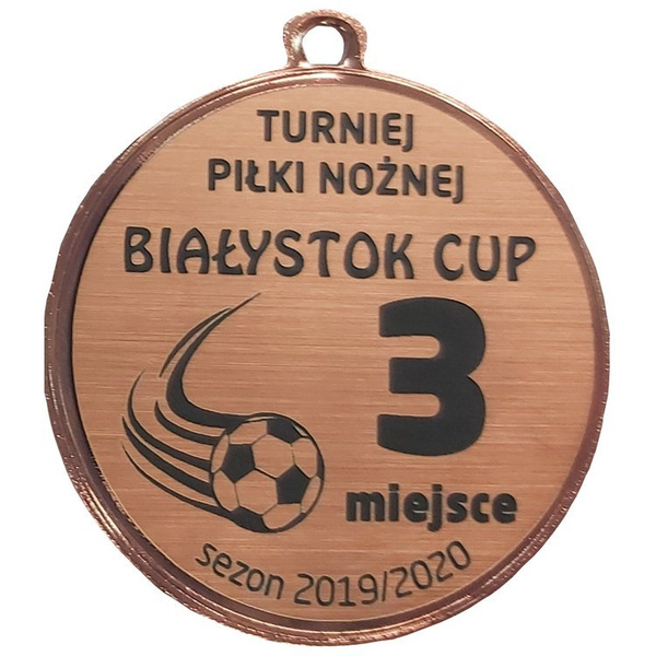 Nadruk Laminat na medal dedykacja 50mm
