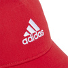 Czapka z daszkiem adidas czerwona IY5421