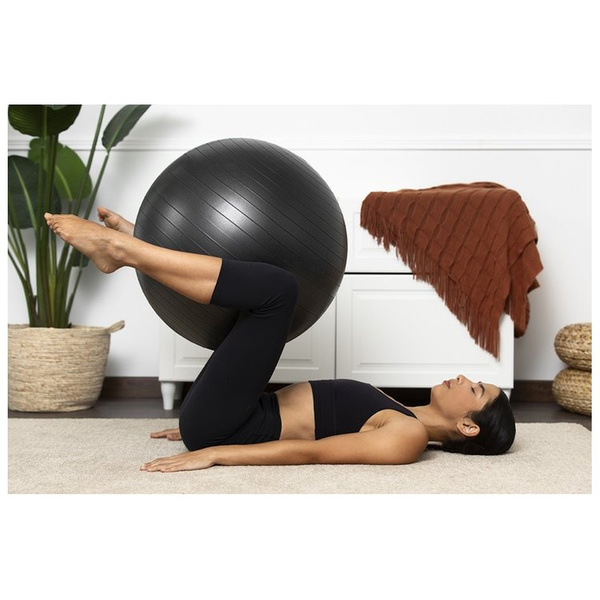 Piłka gimnastyczna 65cm z pompką Trizand 19182