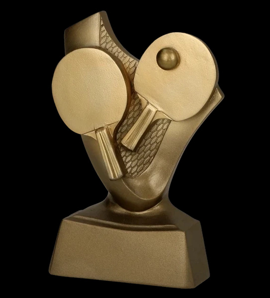 Statuetka odlewana - tenis stołowy