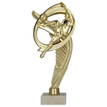Statuetka plastikowa złota, piłka nożna, WING-WM/SOC5