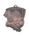 Medal metalowy brązowy PIŁKA NOŻNA M03/B
