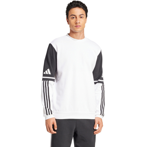 Bluza męska adidas Squadra 25 Sweat Crew biało-czarna JD2959