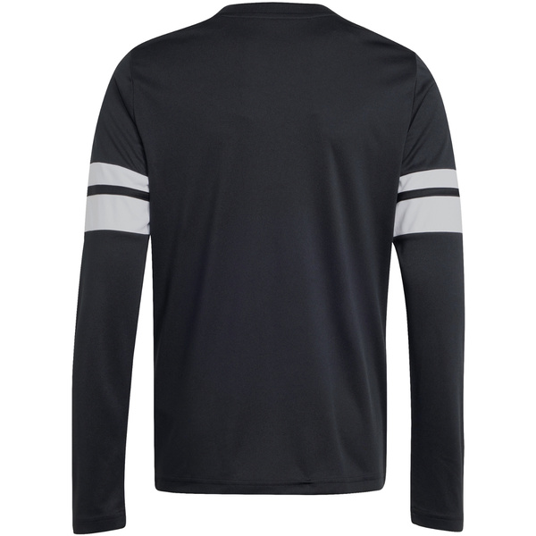 Koszulka dla dzieci adidas Squadra 25 Long Sleeve Jersey czarno-biała JJ0047