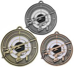 Medal metalowy srebrny STRZELECTWO M101/S