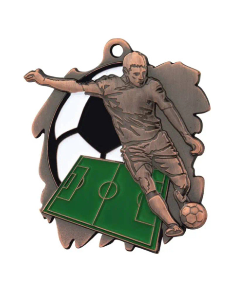 Medal metalowy brązowy M02/B