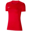 Koszulka damska NikeDri-FIT Park VII czerwona piłkarska, sportowa