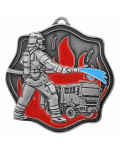 Medal metalowy srebrny STRAŻ M108/S