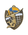 Medal metalowy złoty SIATKÓWKA M10/Z