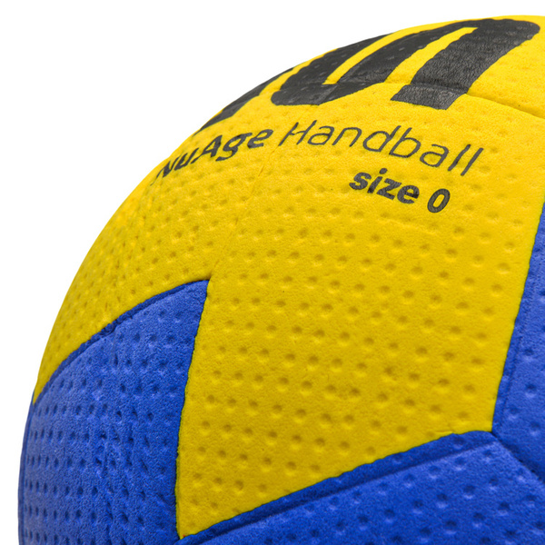 Piłka ręczna Nuage mini niebiesko-żółta rozmiar 0
