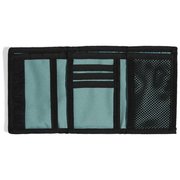 Portfel adidas Linear turkusowy na rzep