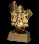 Statuetka odlewana - szachy