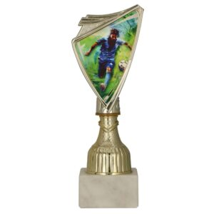 Trofeum plastikowe złote PIŁKA NOŻNA 9297/SOC4-B