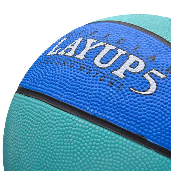 Piłka koszykowa Meteor LayUp 5 niebieska 07083