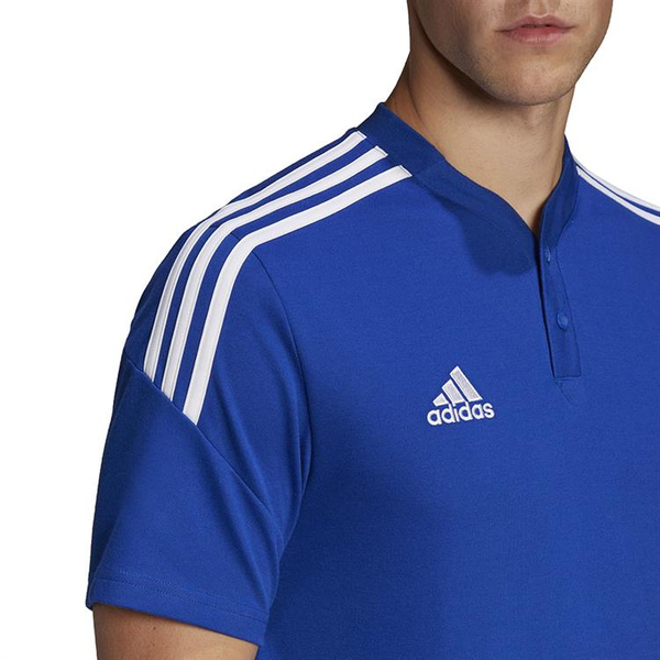 Koszulka męska adidas Condivo 22 Polo niebieska HG6307