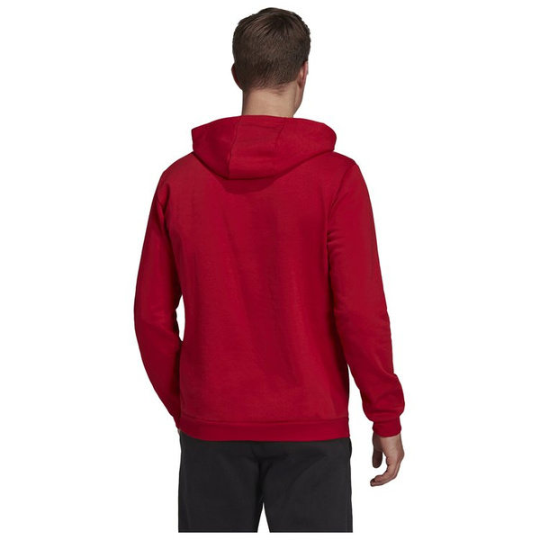 Bluza męska adidas czerwona Entrada 22 Sweat Hoodie H57514