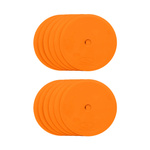 Znaczniki pola płaskie okrągłe Smj 12 szt. pomarańczowe ZPO-O