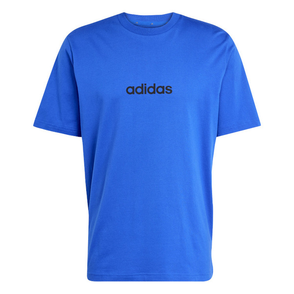 Koszulka męska adidas ESSENTIALS niebieska bawełniana