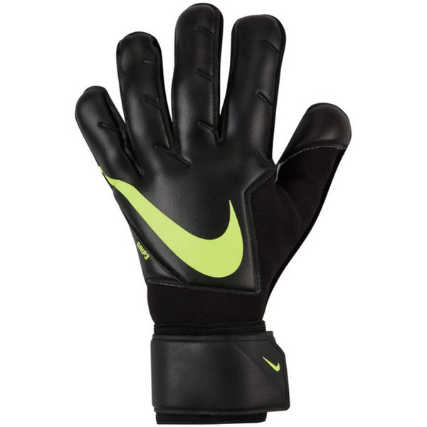 Rękawice bramkarskie Nike Goalkeeper Grip3 FA20 czarno-zielone CN5651 013