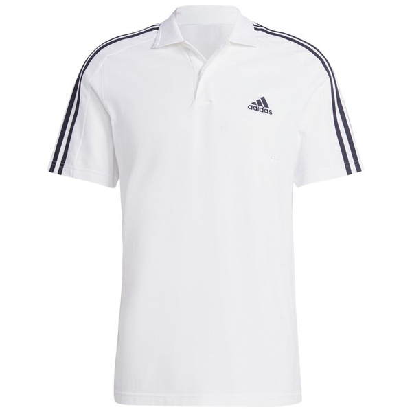 Koszulka męska adidas Essentials Piqué Embroidered Polo biała