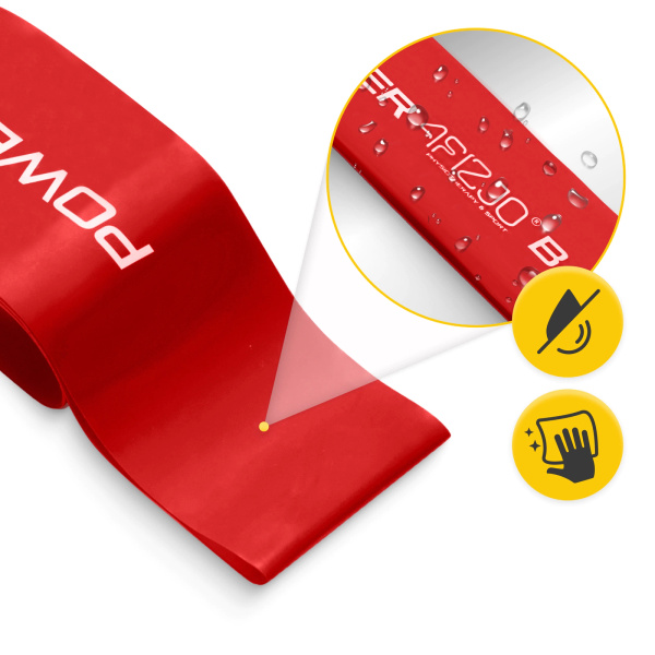 Guma, taśma do ćwiczeń 4Fizjo Mini Power Band 0,4mm bardzo lekki opór