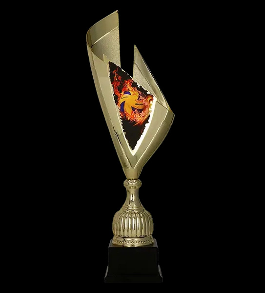 Puchar plastikowy złoty - SIATKÓWKA H-60cm 4232/VOL-A