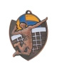 Medal metalowy brązowy SIATKÓWKA M10/B