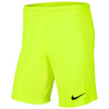 Spodenki dziecięce Nike Dri-FIT Park III neonowe zielone poliestrowe