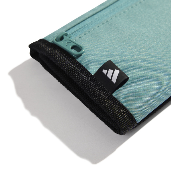 Portfel adidas Linear turkusowy na rzep