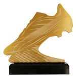 Statuetka metalowa złota PIŁKA NOŻNA MLV-SOC