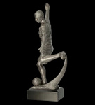Statuetka  odlewana 29cm - PIŁKA NOŻNA - RFST3029/S