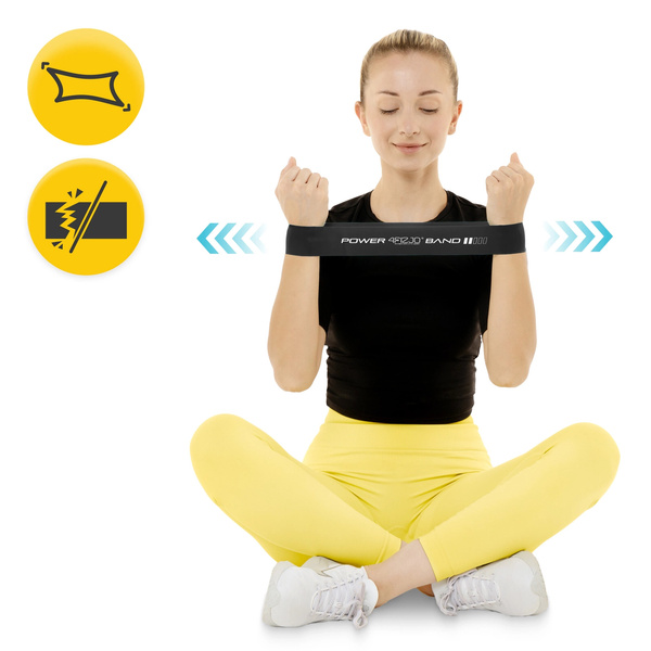 Guma, taśma do ćwiczeń 4Fizjo Mini Power Band 1,2mm bardzo ciężki opór