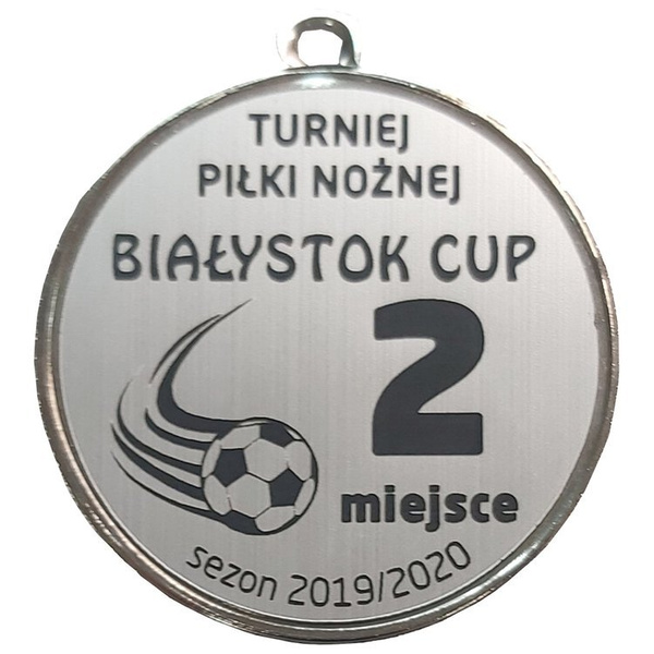 Nadruk Laminat na medal dedykacja 25mm