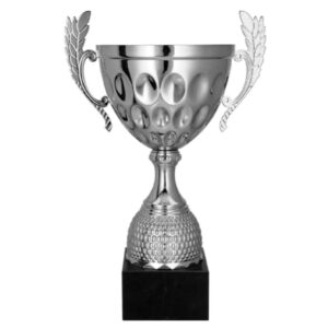 Puchar metalowy srebrny uniwersalny 4234 wys 32cm
